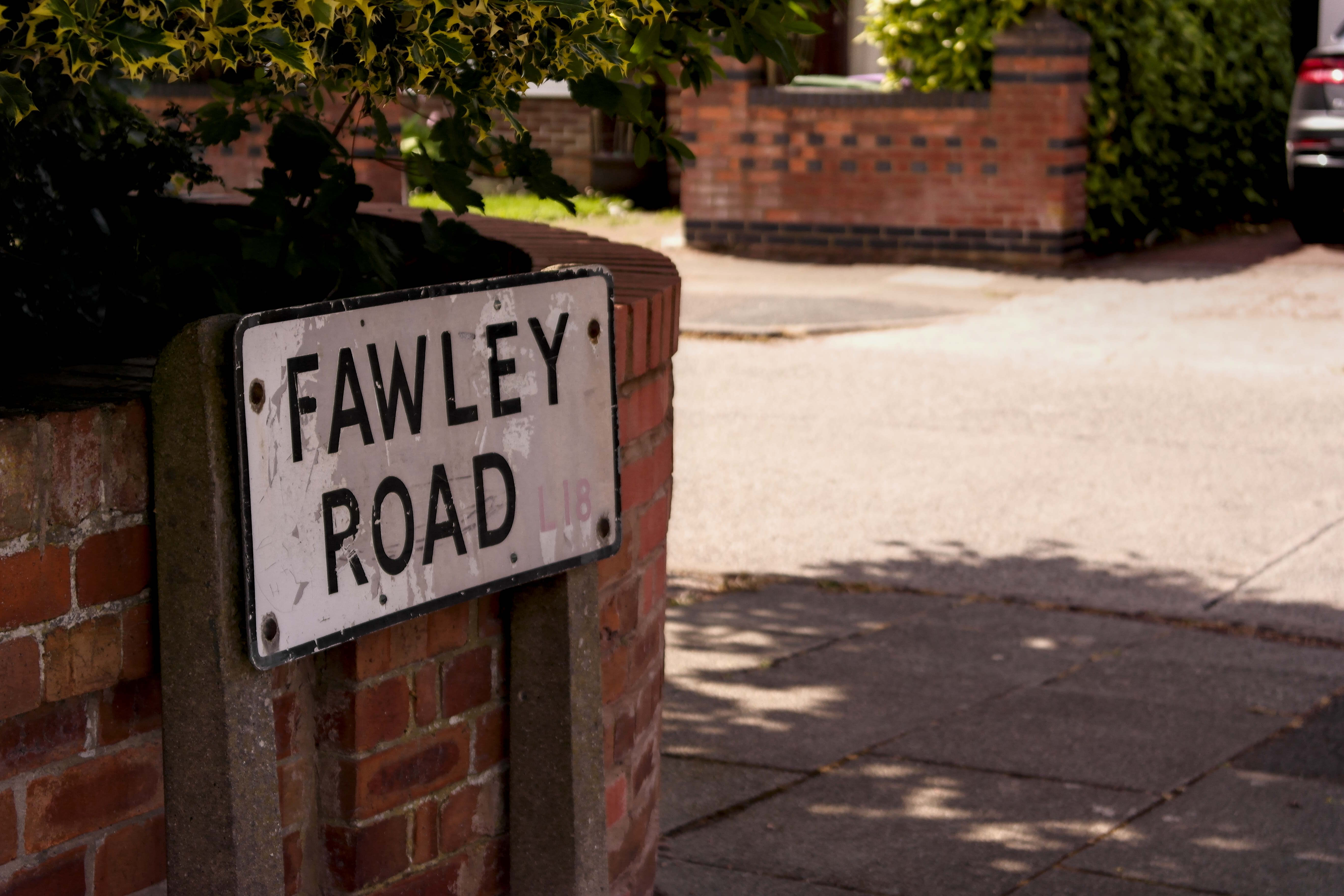 Street Sign for Fawley Road, Allerton, Liverpool.