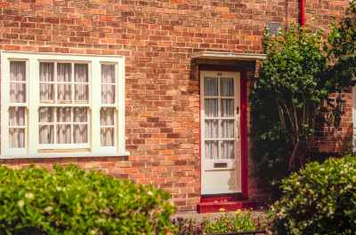 The front-door of 20 Forthlin Road, Allerton, Liverpool - Childhood home of Sir Paul McCartney of the Beatles.